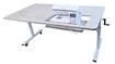 Height Adjustable sewing and Craft Table in Grey Oak 