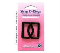 Strap D-Ring Plastic - 25mm Black