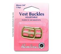 Vest Buckles - Nickle 20mm