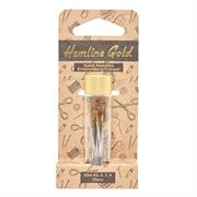 HEMLINE GOLD - Embroidery Gold Eye Hand Needles - 10 pcs asst sizes