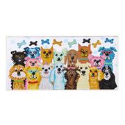 DIAMOND DOTZ - Dogs Dinner - 32 x 67cm 