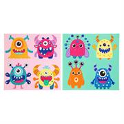 DIAMOND DOTZ - Dotzies Tiny Monsters 2 - 15 x 15cm