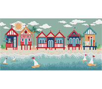 DIAMOND DOTZ - Seaside Days - 53 x 27cm (20.8 x 10.6 in)