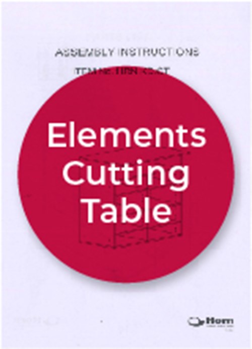 Elements Cutting Table